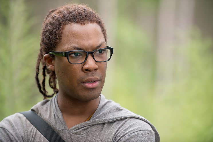 Corey Hawkins as Heath in AMC’s ‘The Walking Dead’ (Credit: Gene Page/AMC)
