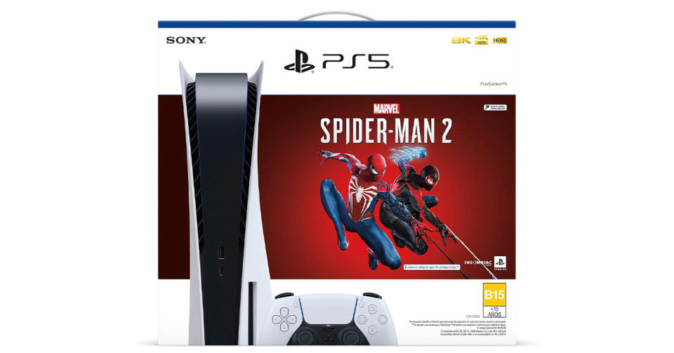 PS5 + Spider-Man 2. Foto: Amazon