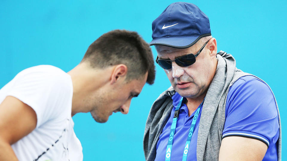 Tomic's father John tipped Bernard to win multiple majors earlier in his career.