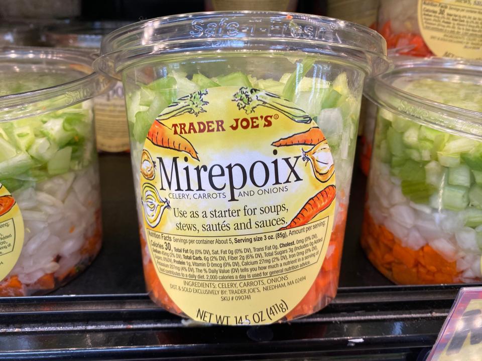 Trader Joe's mirepoix