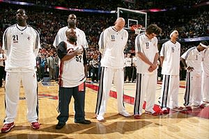 The Cavs invited Raymond Towler to share the court with them before Game 5 of the Eastern Conference semifinals