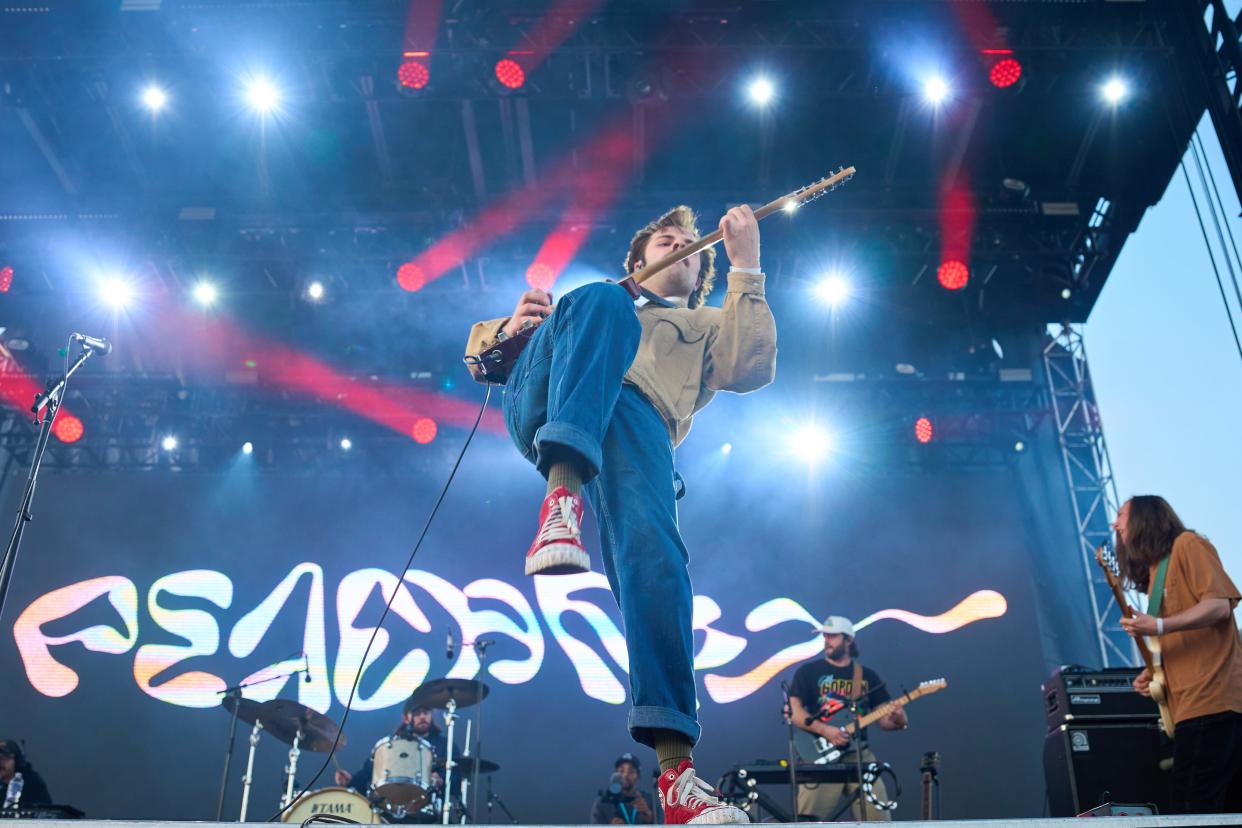 Peach Pit performs on the Vista stage during day two of M3F Fest in Phoenix on March 4, 2023.