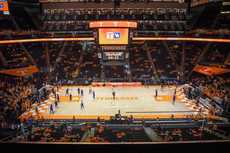 Thompson-Boling Arena at Food City Center will soon be home to $85 million in upgrades, but not men's basketball March Madness.