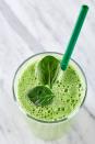 <p>Yes, this sipper is loaded with leafy greens, but frozen mango and pineapple keep it sweet.</p><p>Get the<strong> <a href="https://www.goodhousekeeping.com/food-recipes/a34236605/how-to-make-a-smoothie-recipe/" rel="nofollow noopener" target="_blank" data-ylk="slk:Spinach Smoothie recipe;elm:context_link;itc:0;sec:content-canvas" class="link ">Spinach Smoothie recipe</a></strong>. </p>