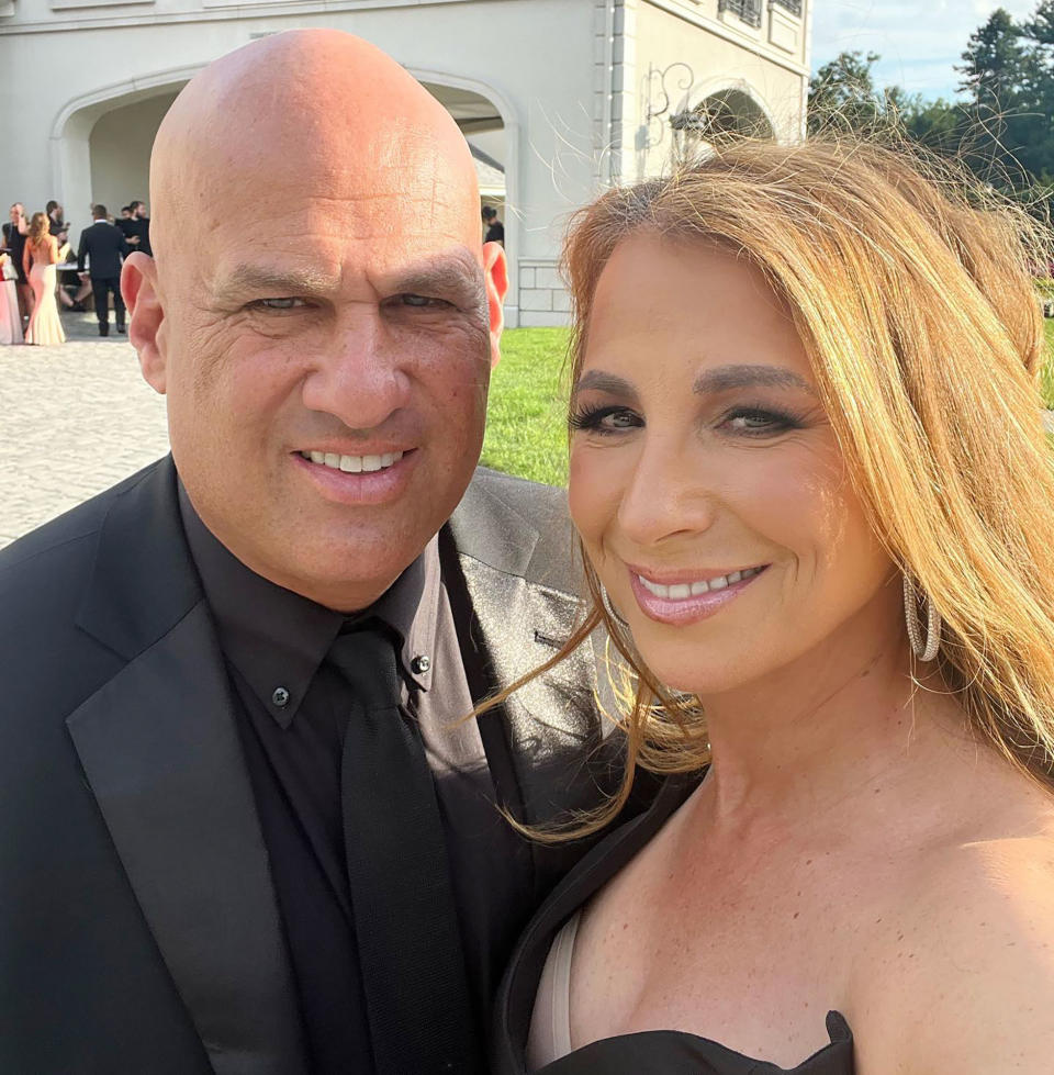 <p>Zarin brought boyfriend <a href="https://people.com/tv/jill-zarin-clarifies-shes-not-married-after-posing-with-boyfriend-gary-brody/" rel="nofollow noopener" target="_blank" data-ylk="slk:Gary Brody;elm:context_link;itc:0;sec:content-canvas" class="link ">Gary Brody</a> as her date. "I think this might be my favorite photo of us!" she <a href="https://www.instagram.com/p/Cg9T_5GOga3/?hl=en" rel="nofollow noopener" target="_blank" data-ylk="slk:wrote;elm:context_link;itc:0;sec:content-canvas" class="link ">wrote</a> on Instagram.</p>