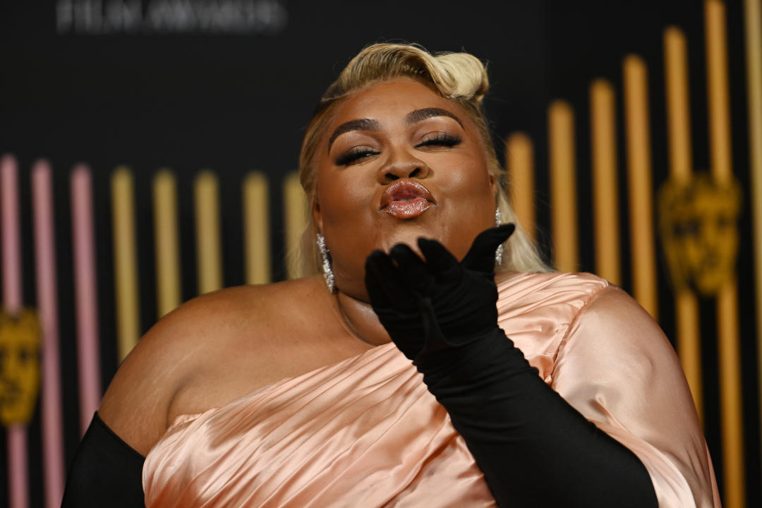 LONDON, ENGLAND - FEBRUARY 18: Da'vine Joy Randolph attends the EE BAFTA Film Awards 2024 at The Royal Festival Hall on February 18, 2024 in London, England. (Photo by Kate Green/BAFTA/Getty Images for BAFTA)