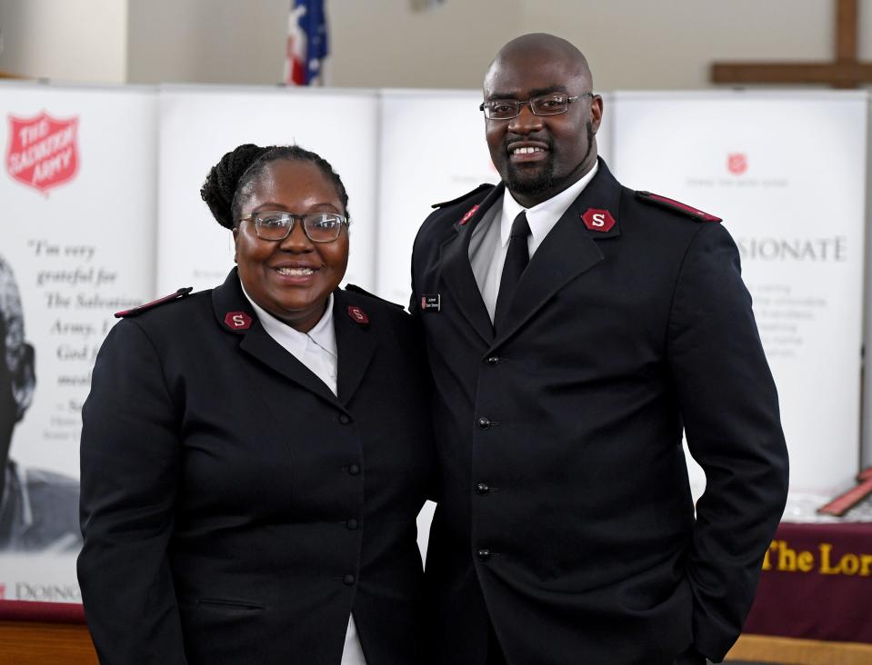 The Salvation Army's new officers to Salisbury are Capt. Angel & Lt. Shawn Simmons. The husband and wife duo held a meet and greet July 6, 2023, at the Administrative office on 407 Oak Street in Salisbury, Maryland.