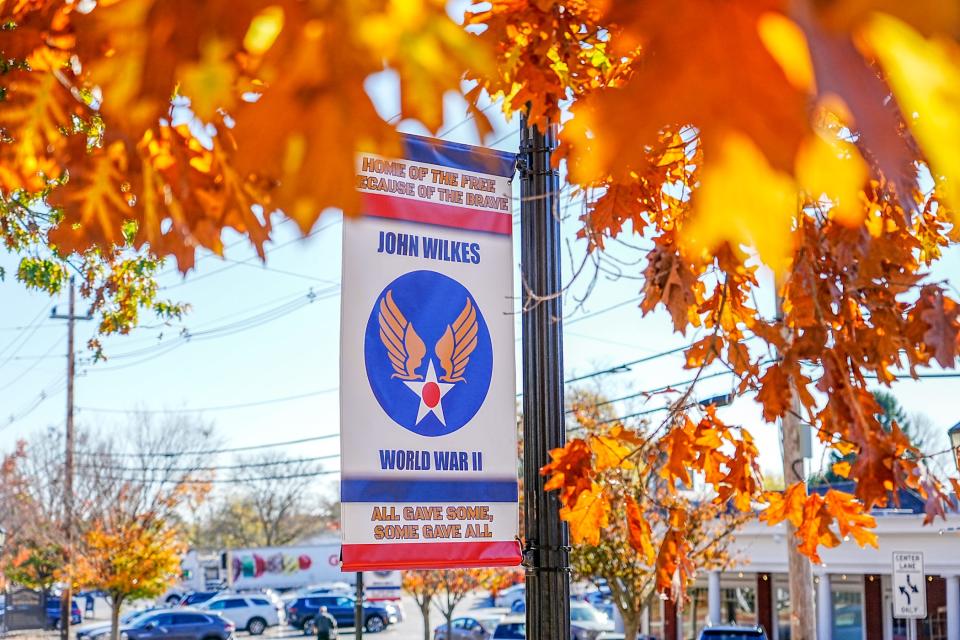 To mark Veterans Day, Barrington is honoring veterans all the way back to the Revolutionary War with lamppost banners on town streets, while East Greenwich plans a parade featuring historic militia groups and a Rhode Island National Guard flyover.