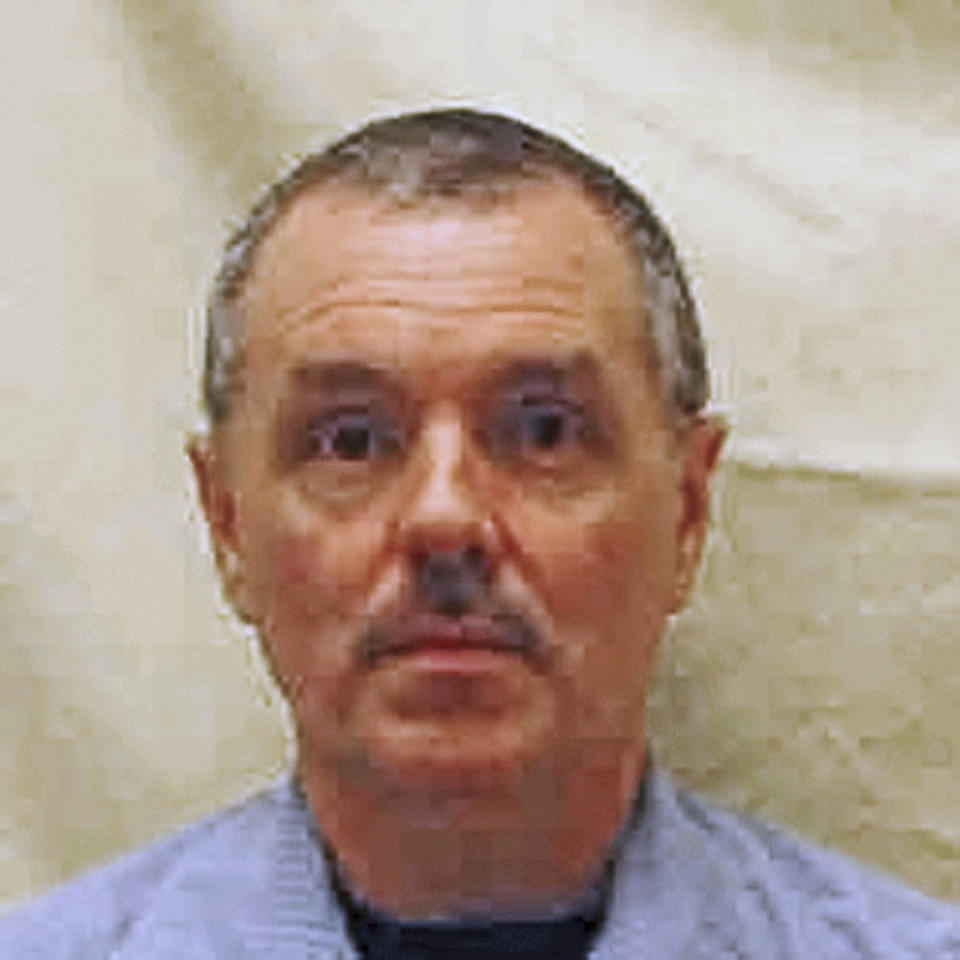 This photo provided by the Ohio Department of Rehabilitation and Correction shows Donald Harvey, a serial killer who became known as the "Angel of Death." Harvey, who was serving multiple life sentences, was found beaten in his cell Tuesday, March 28, 2017 at the state's prison in Toledo, state officials said. He died Thursday morning, said JoEllen Smith, spokeswoman for Ohio's prison system. He was 64. (Ohio Department of Rehabilitation and Correction via AP)