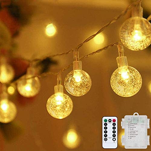 10) 33' Globe String Lights