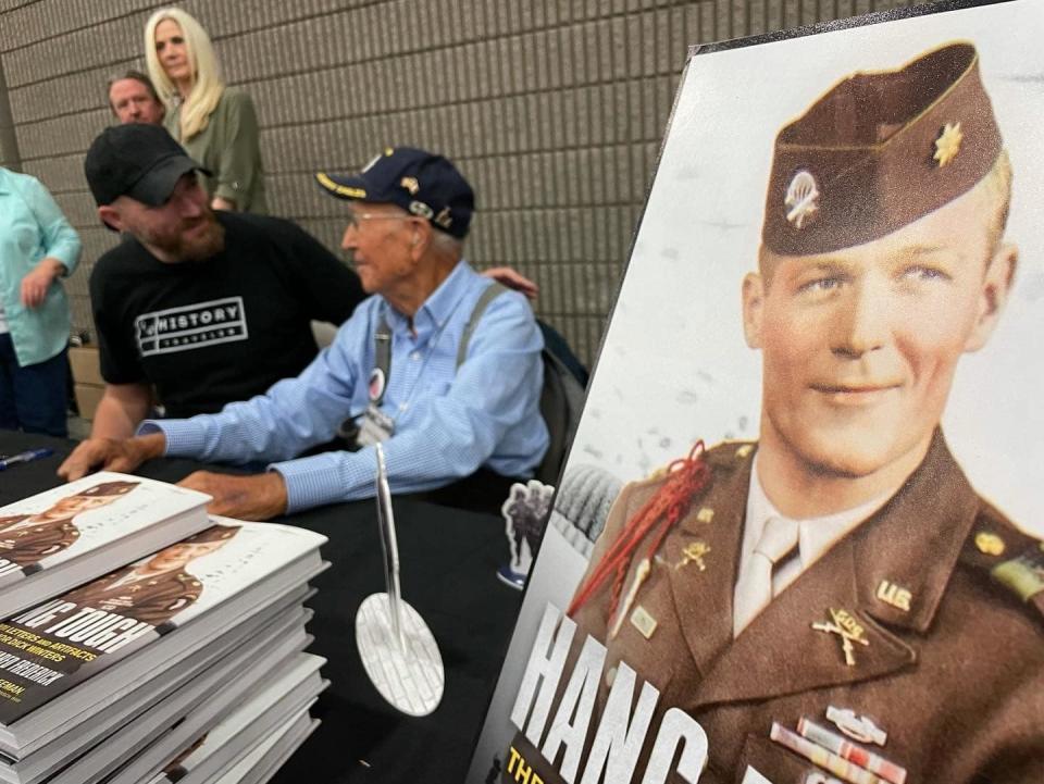 Bradford Freeman following the publication in 2020 of Hang Tough: The WWII Letters and Artifacts of Major Dick Winters. Winters led the 'Band of Brothers' - History Underground facebook page