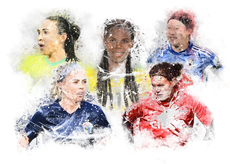 Women on World Cup teams that have ties to United States soccer leagues