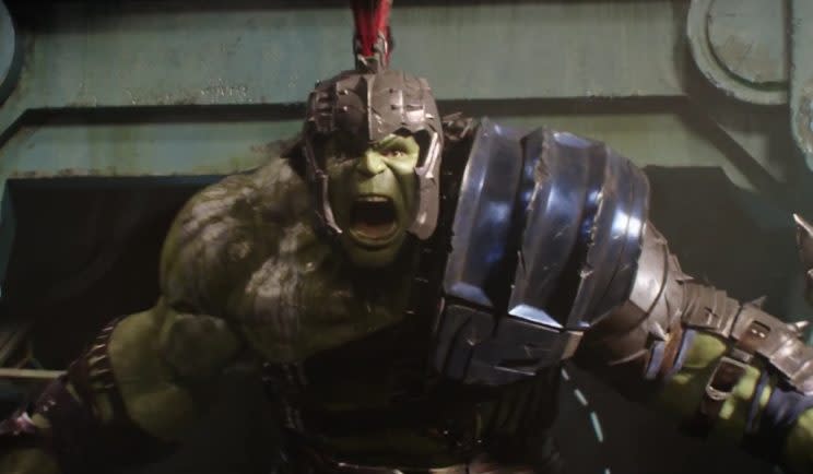 The Hulk takes centre stage in Thor: Ragnarok - Credit: Marvel