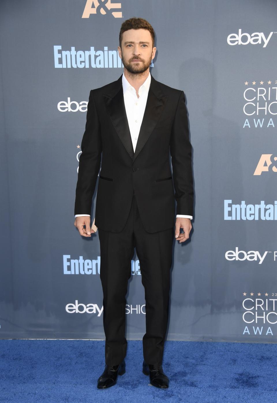 <p>A Tom Ford suit is always a good choice for a man so it's no wonder Justin stood out. <i>[Photo: Getty]</i> </p>