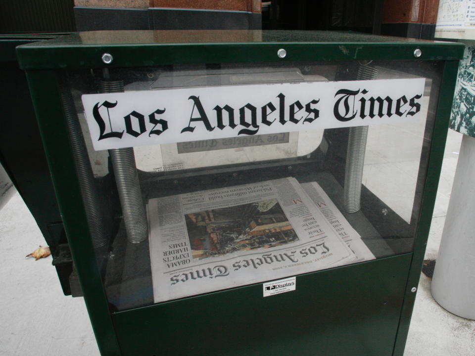 los angeles times newspaper