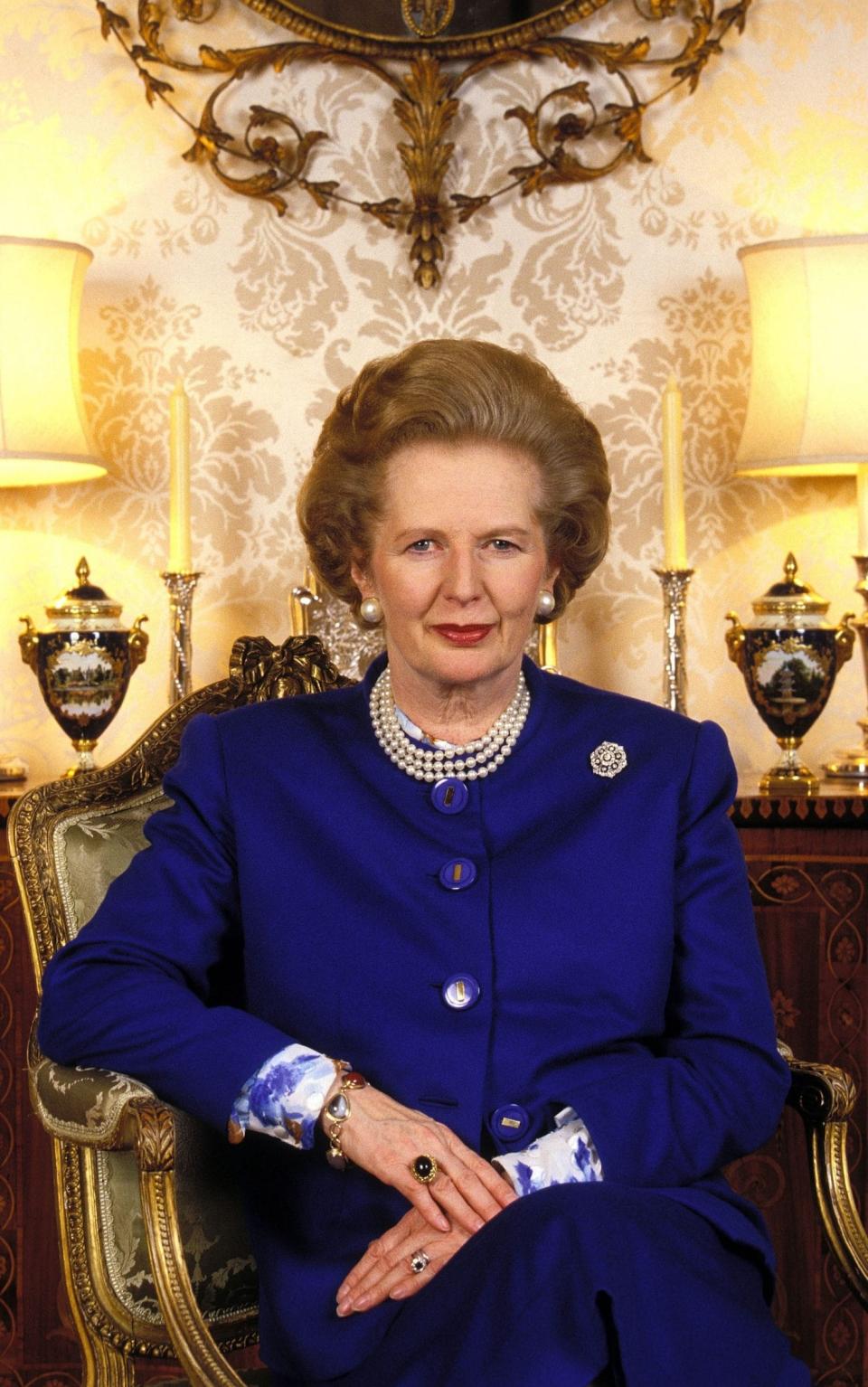 Margaret Thatcher jewellery - Jean GUICHARD/Gamma-Rapho via Getty Images