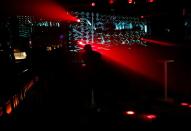 A man attends an LGBT event held at a club at Shibuya, amid the COVID-19 outbreak, in Tokyo