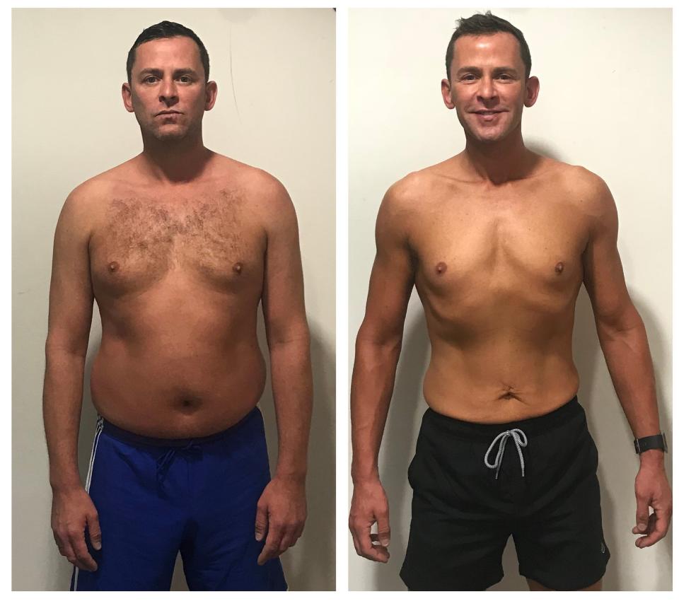 Scott Mill lost 3 stone in just six months [Photo: Ultimate Performance]