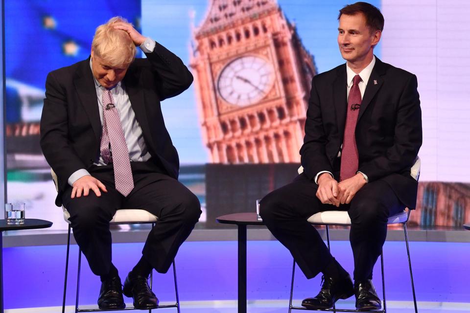 Clarity: Boris Johnson and Jeremy Hunt will be under scrutiny during the leadership race (Photo by Jeff Overs/BBC via Getty Images) (Jeff Overs/BBC via Getty Images)