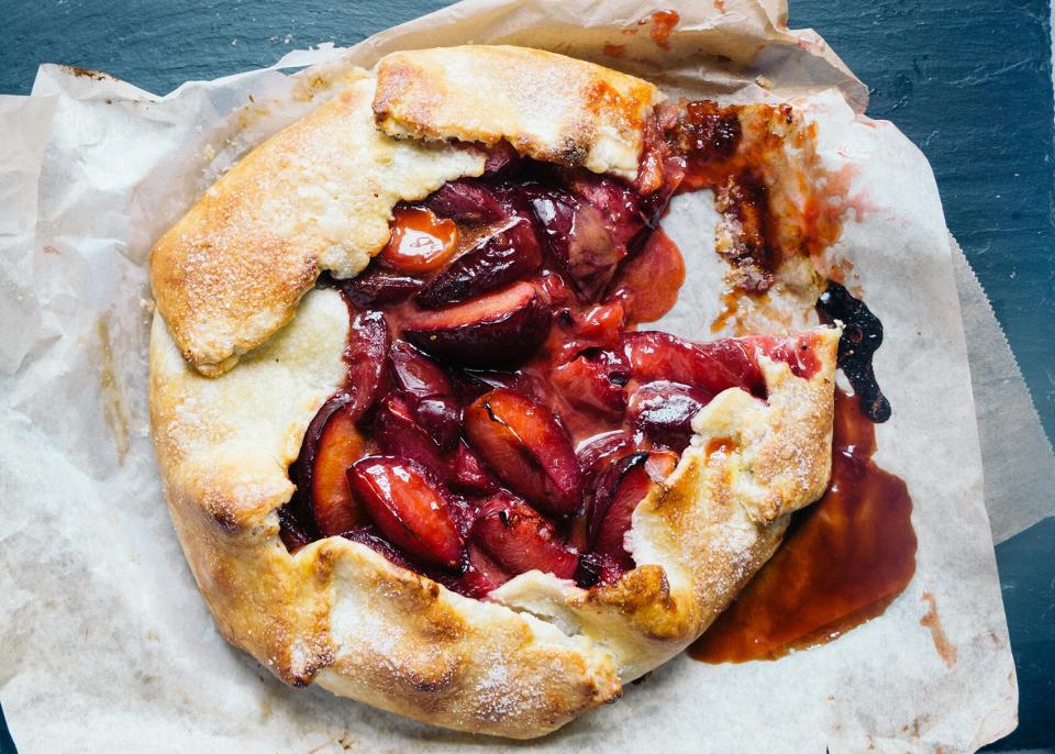 Caramel Plum Galette