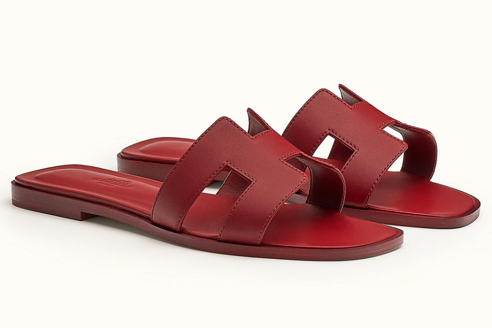 Hermès Oran sandals. - Credit: Courtesy of Hèrmes