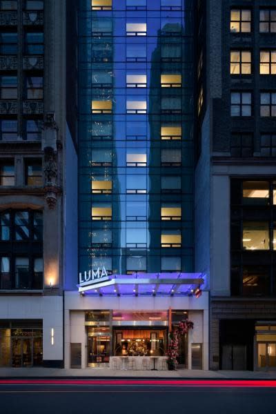 Three NYC hotels made the list of the best US stays, including the Luma Hotel in Times Square, which is listed in second place. Luma Hotel