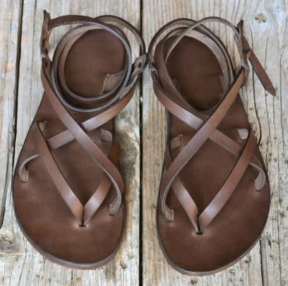 And last but not least, flexible leather sandals