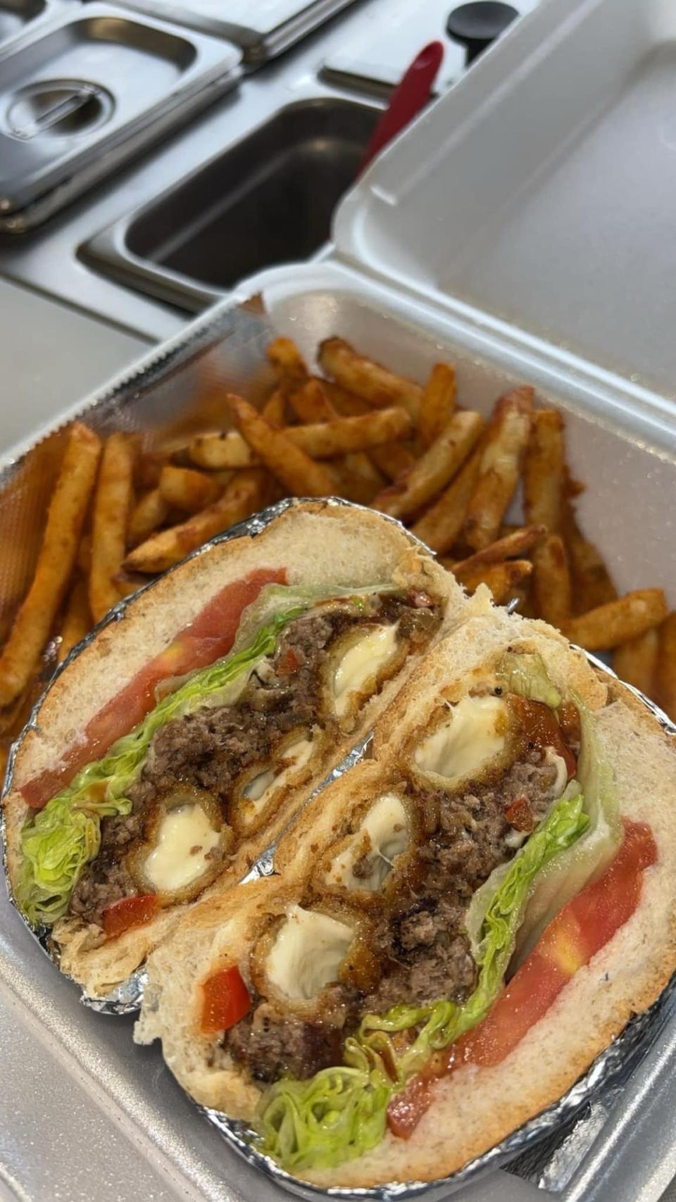 Kiyla's Korner is open for the season taste test the Chopped Cheese Burger.