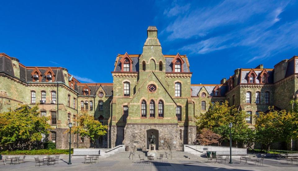 2) University of Pennsylvania (in Philadelphia, Pennsylvania)