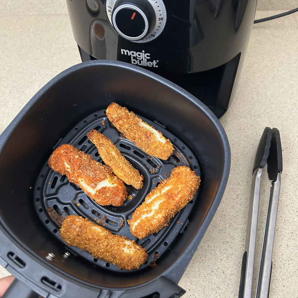 Magic Bullet Air Fryer testing at home