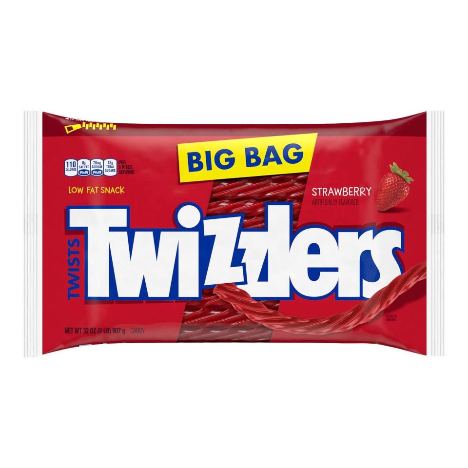 twizzlers twists strawberry flavored candy halloween vegan