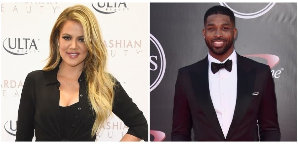 Khloe Kardashian and Tristan Thompson hit the red carpet at separate events.