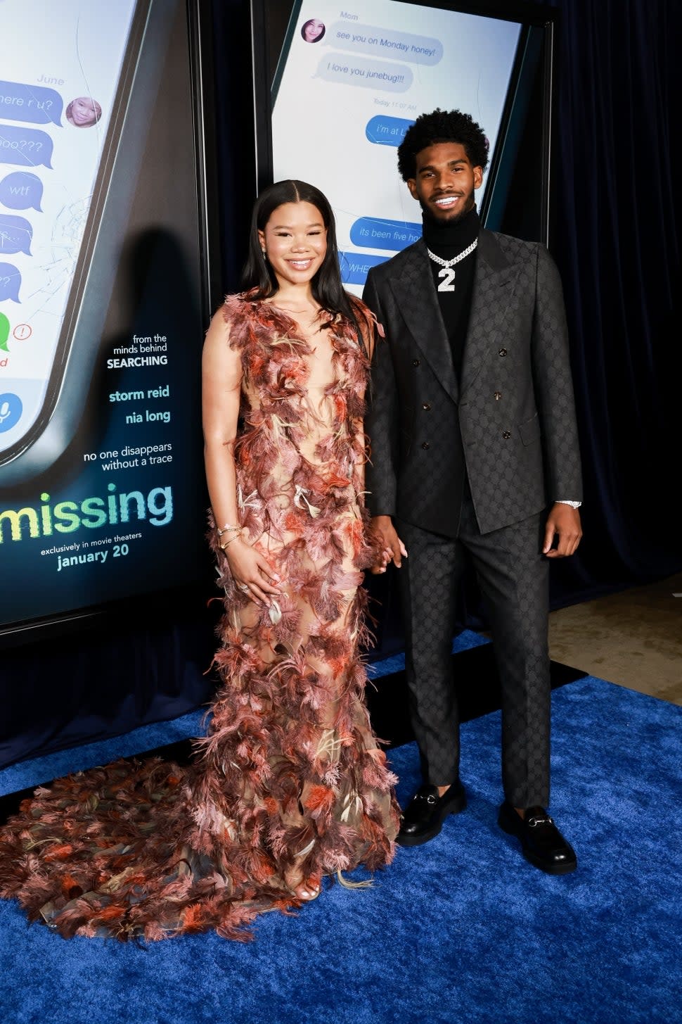 Storm Reid and Shakur Sanders