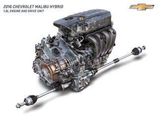 2016 Chevrolet Malibu Hybrid - drive unit cutaway