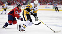 <p>The Penguins signed Evgeni Malkin to an eight-year, $76M deal in 2013. (Nick Wass/AP) </p>