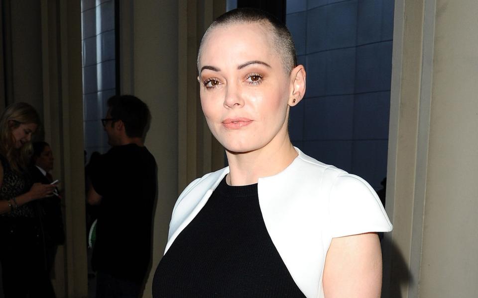 Rose McGowan has accused Weinstein of rape - Copyright (c) 2016 Rex Features. No use without permission.