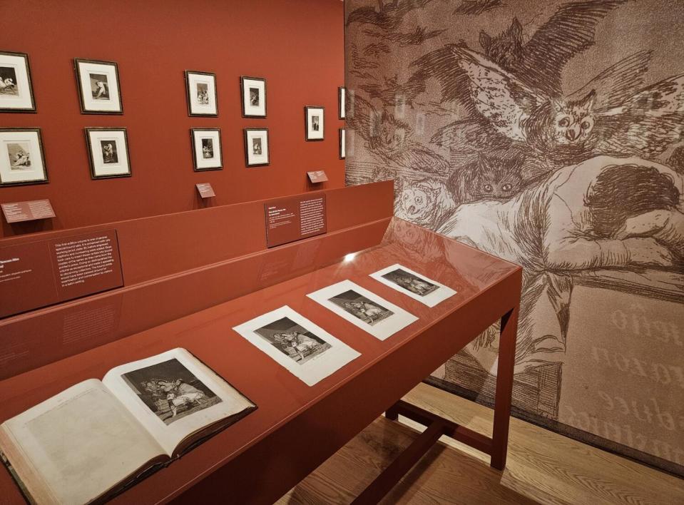 Multiple examples of Francisco de Goya's etchings are on view in the Norton Simon Museum show.