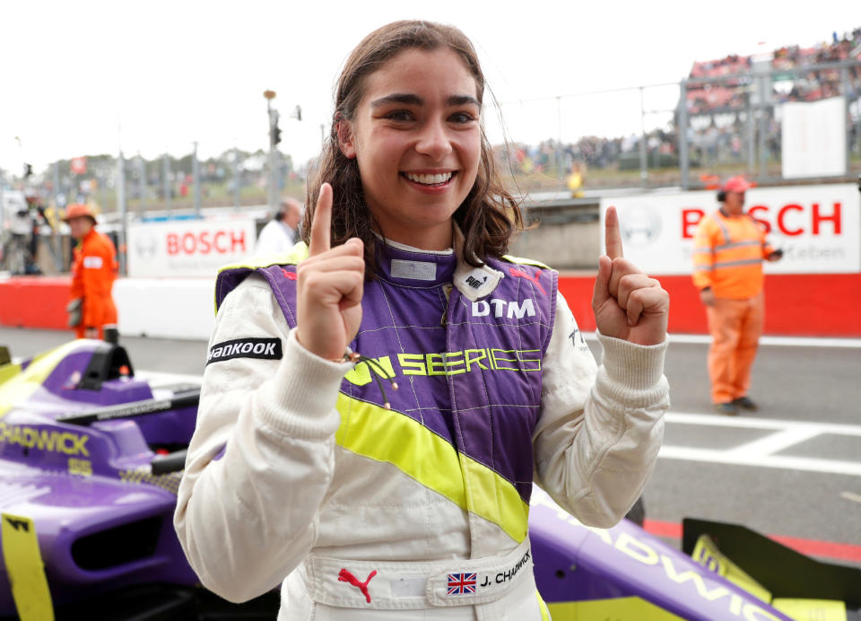 Jamie Chadwick was crowned the inaugural W Series champion in 2019 © Reuters