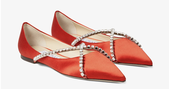 Jimmy Choo Genevi Flat. - Credit: Jimmy Choo