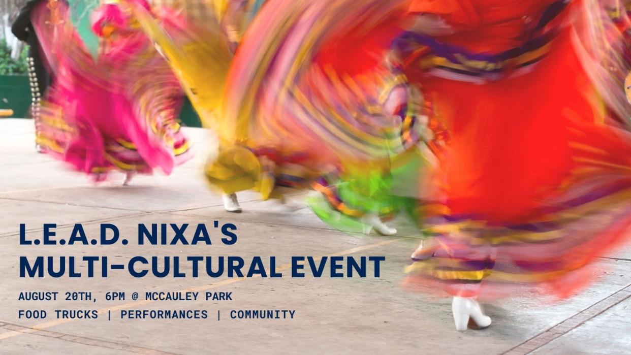 The City of Nixa is hosting its first-ever multicultural event Saturday from 6-8 p.m. at McCauley Park, located at 701 N. Taylor Way in Nixa.