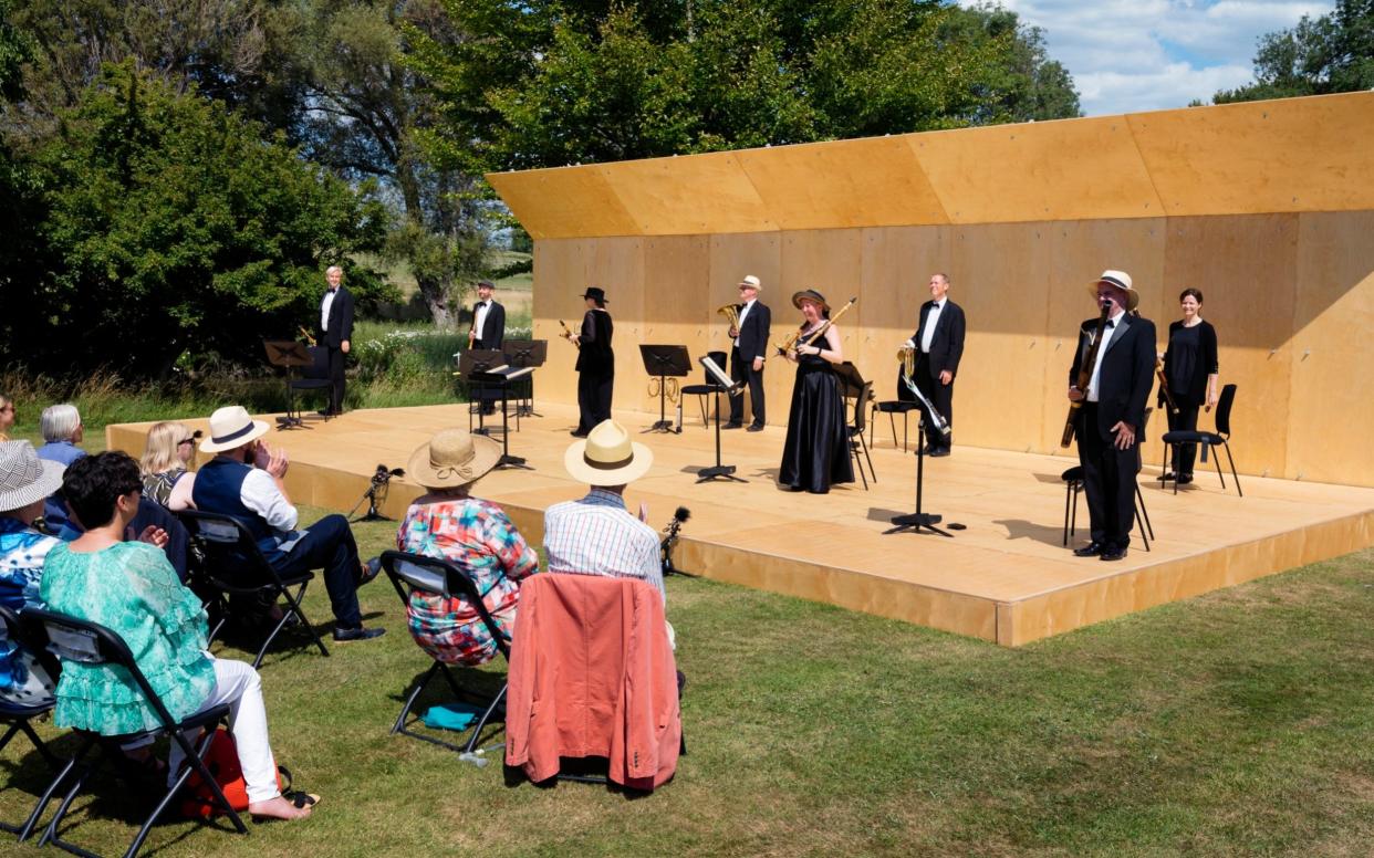 A garden concert at Glyndebourne in July 2020 - James Bellorini