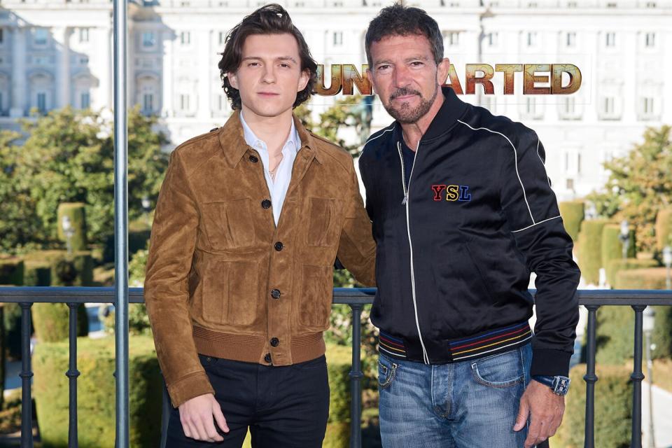 Antonio Banderas and Tom Holland