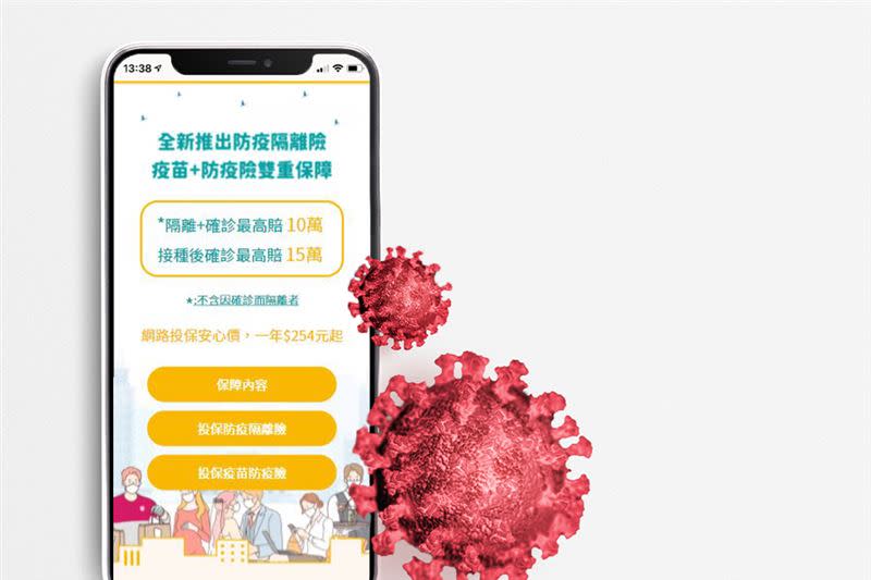 新安東京海上產險推出「防疫隔離險」，666元即可投保。（圖／業者提供）