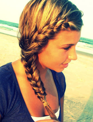 A Side French Braid