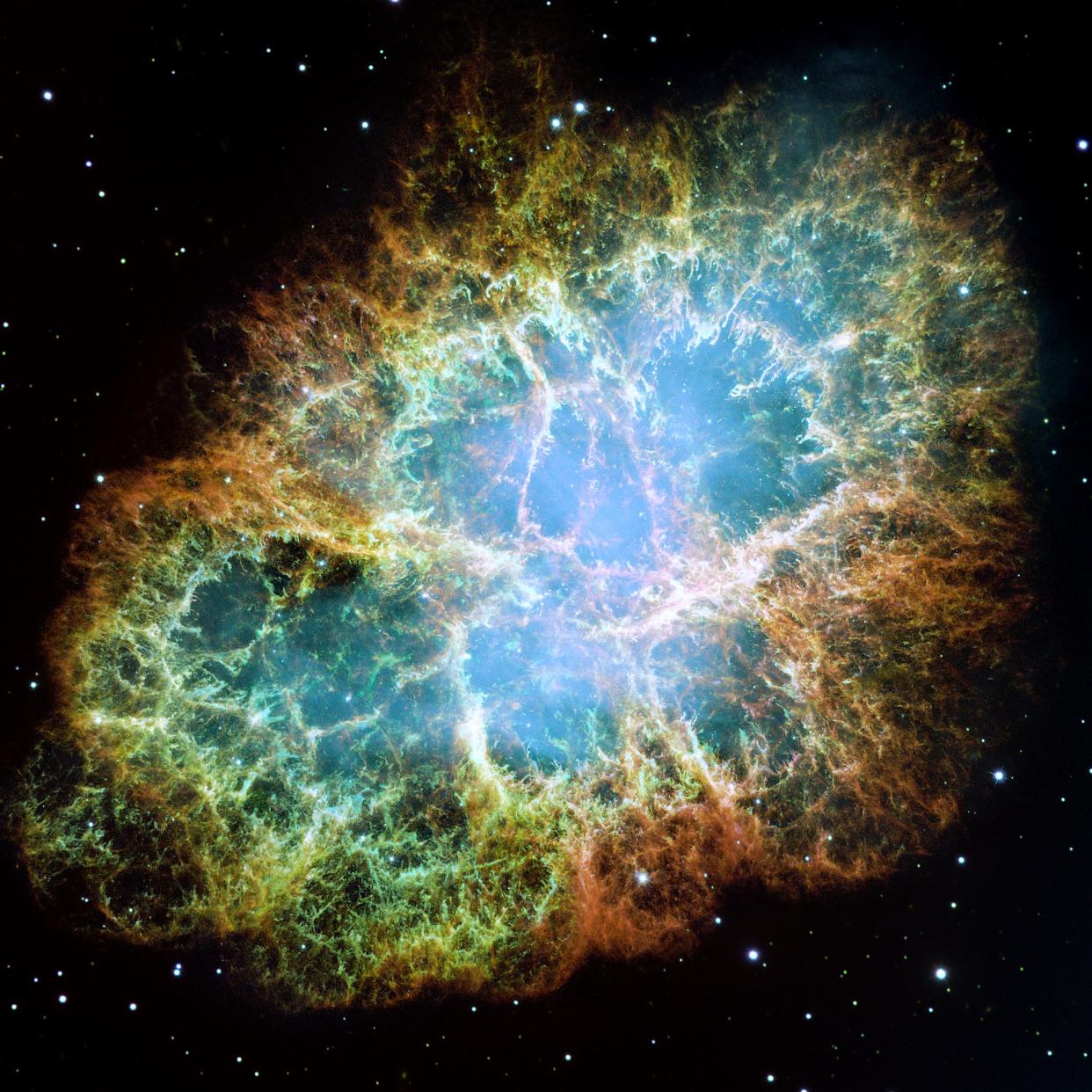 Crab Nebula Messier 1 Hubble