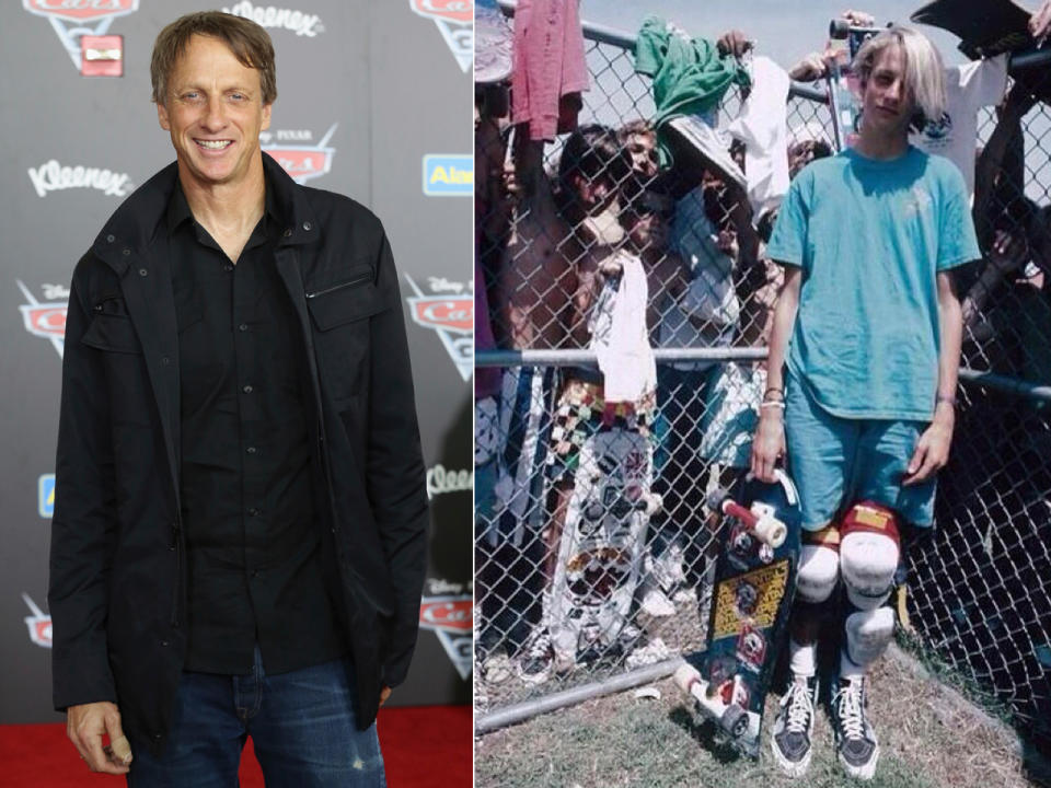 <p>Zwar ist Skate-Legende Tony Hawk heute immer noch auf dem Board unterwegs, allerdings ist er im Vergleich zu damals fast schon spießig geworden. (Bild-Copyright: Willy Sanjuan/Invision/AP, tonyhawk/Twitter) </p>