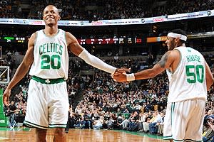 Ray Allen survived the trade deadline, but Eddie House didn't. House was sent to New York for Nate Robinson