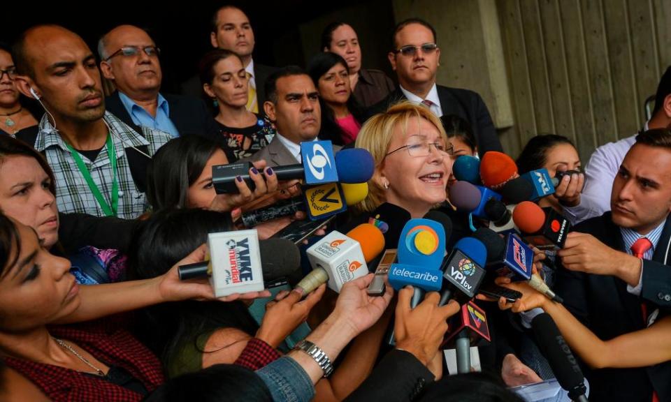 Luisa Ortega said earlier this week that the judges who approved Maduro’s plan to rewrite the constitution were ‘looking to dismantle the Venezuelan state.’
