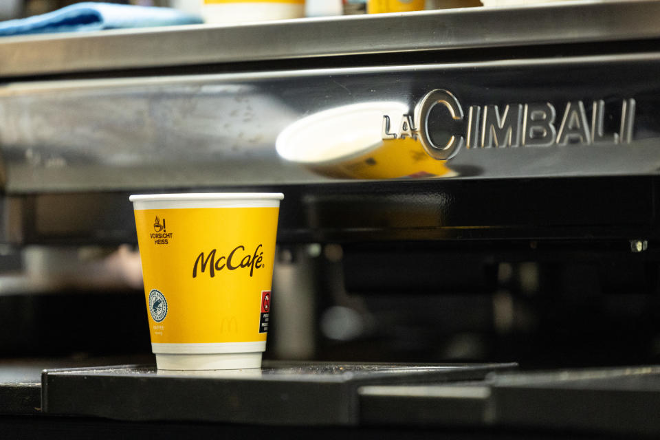 去年底，麥當勞在美國市場經營逾1.3萬家分店，大部分已有提供McCafé服務。