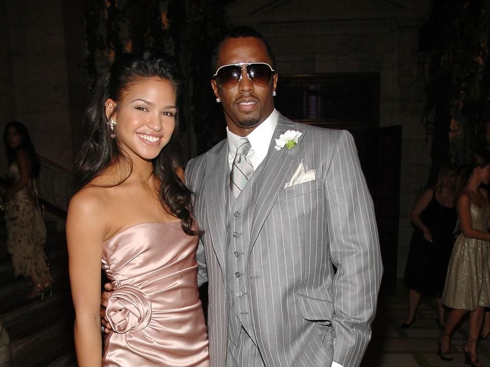 Cassie and Sean "Diddy" Combs at the 2006 DCFA Fashion Awards.